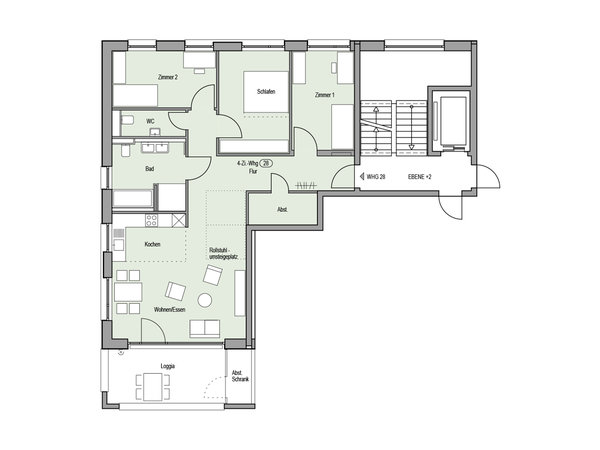 Ideale  4-Zimmer-Wohnung im Herzen von Ludwigsburg- barrierefrei