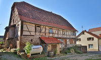 Hofblick Bauernhaus