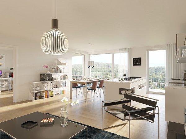 Purer Wohngenuss auf  114  m² mit Balkon in Bad Wildbad