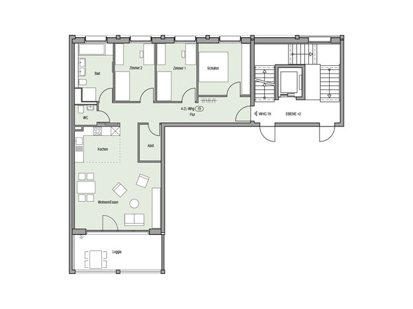 Charmante 4-Zimmer-Wohnung mit 106 m² im sanierten Altbau