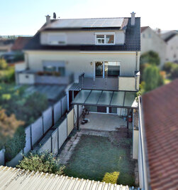 Haushälfte, Terrasse, Garten