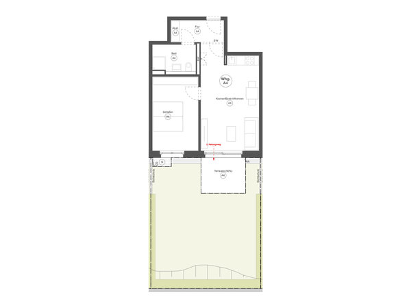 Attraktive 2-Zimmer-Wohnung mit großzügigem Balkon und Abstellkammer