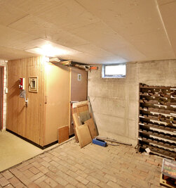 Kellerraum mit Sauna