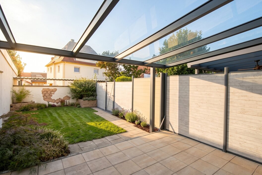 Terrasse und Garten