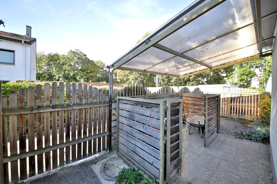 Gartenfläche Überdachung
